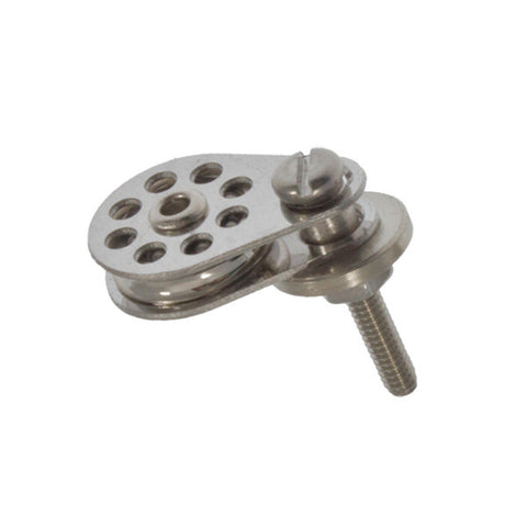 Lite Series Single 10mm Turning Block -360 Degree Flat Mount